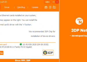 software - 3DP Net 21.01 screenshot