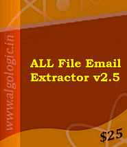 software - ALL File Email Extractor Pro 2.5.1 screenshot