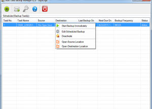 software - Auto Data Backup Manager 2.0 screenshot