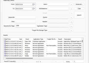 Curtain LogTrace File Activity Monitoring screenshot