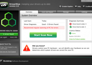 software - DriverHive 3.0.7 B1244 screenshot