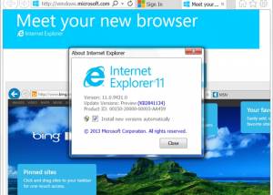 software - Internet Explorer 11 17.10.23.1 screenshot