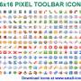 16x16 Pixel Toolbar Icons 2013.1 screenshot