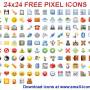 24x24 Free Pixel Icons 2013.1 screenshot