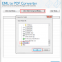 Batch Convert EML files to PDF 8.0.4 screenshot