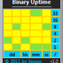 Binary Uptime 1.7 screenshot