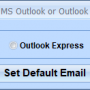 Change Default Email Client To MS Outlook or Outlook Express Software 7.0 screenshot