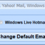 Change Default Email To Gmail, Yahoo! Mail, Windows Live Hotmail or AOL Mail Software 7.0 screenshot