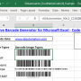 Excel Code 128 Barcode Generator 2023 screenshot