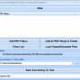 Convert Multiple PDF Files To Text Files Software 7.0 screenshot