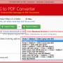 Convert Outlook Message File to PDF 6.0 screenshot