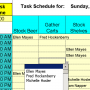 Daily Shifts and Tasks for 25 Employees 3.98 screenshot
