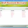 DAP Password Decryptor 3.0 screenshot