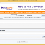DataVare MSG to PST Converter Expert 1.0 screenshot