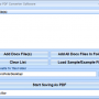 Docx To PDF Converter Software 7.0 screenshot