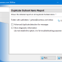 Duplicate Outlook Items Report 4.20 screenshot