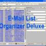 EMail List Organizer Deluxe 4.11 screenshot