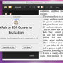 ePub to PDF converter 1.1.1 screenshot