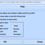 Excel 2007 Ribbon To Old Classic Menu Toolbar Interface Software 7.0 screenshot