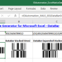 Excel GS1 DataBar Barcode Generator 17.12 screenshot