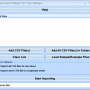 Excel Import Multiple CSV Files Software 7.0 screenshot