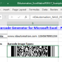 Excel PDF417 Barcode Generator 21.10 screenshot