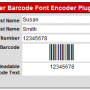 FileMaker Barcode Font Encoder Plugin 14.02 screenshot