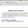 FlipPDF Free eBook Publisher 1.0 screenshot