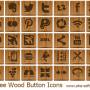 Free Wood Button Icons 2013.1 screenshot