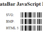 JavaScript GS1 DataBar Generator 18.03 screenshot