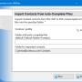 Import Contacts from Auto-Complete Files 4.21 screenshot