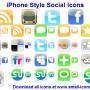 iPhone Style Social Icons 2013.1 screenshot