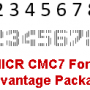 MICR CMC7 Font Advantage Package 15.01 screenshot