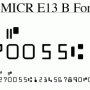 MICR E13B Match font 6.2.0 screenshot