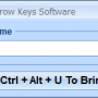 Move Mouse With Keyboard Arrow Keys Software 7.0 screenshot
