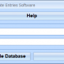 MS Access Delete Duplicate Entries Software 7.0 screenshot