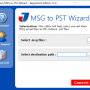MSG to PST Wizard 3.0 screenshot