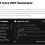 Net Core PDF Generator 2022.3.5084 screenshot