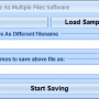 Open One File And Save As Multiple Files Software 7.0 screenshot