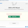 OutlookWare DBX to PST Conversion Tool 1.0 screenshot