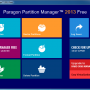 Paragon Partition Manager Free Edition 2013 screenshot