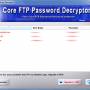 Password Decryptor for Core FTP 3.0 screenshot