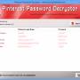 Password Decryptor for Pinterest 4.0 screenshot