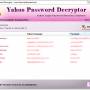 Password Decryptor for Yahoo 9.0 screenshot