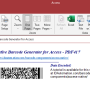 Access PDF417 Barcode Generator 21.07 screenshot