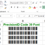 PrecisionID Code 39 Fonts 2018 screenshot
