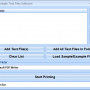 Print Multiple Text Files Software 7.0 screenshot