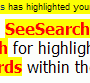 SeeSearchWords 1.6 screenshot