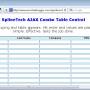 SplineTech AJAX Combo Table Control 1.1 screenshot