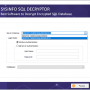 SQL Decryptor Tool 19.0 screenshot